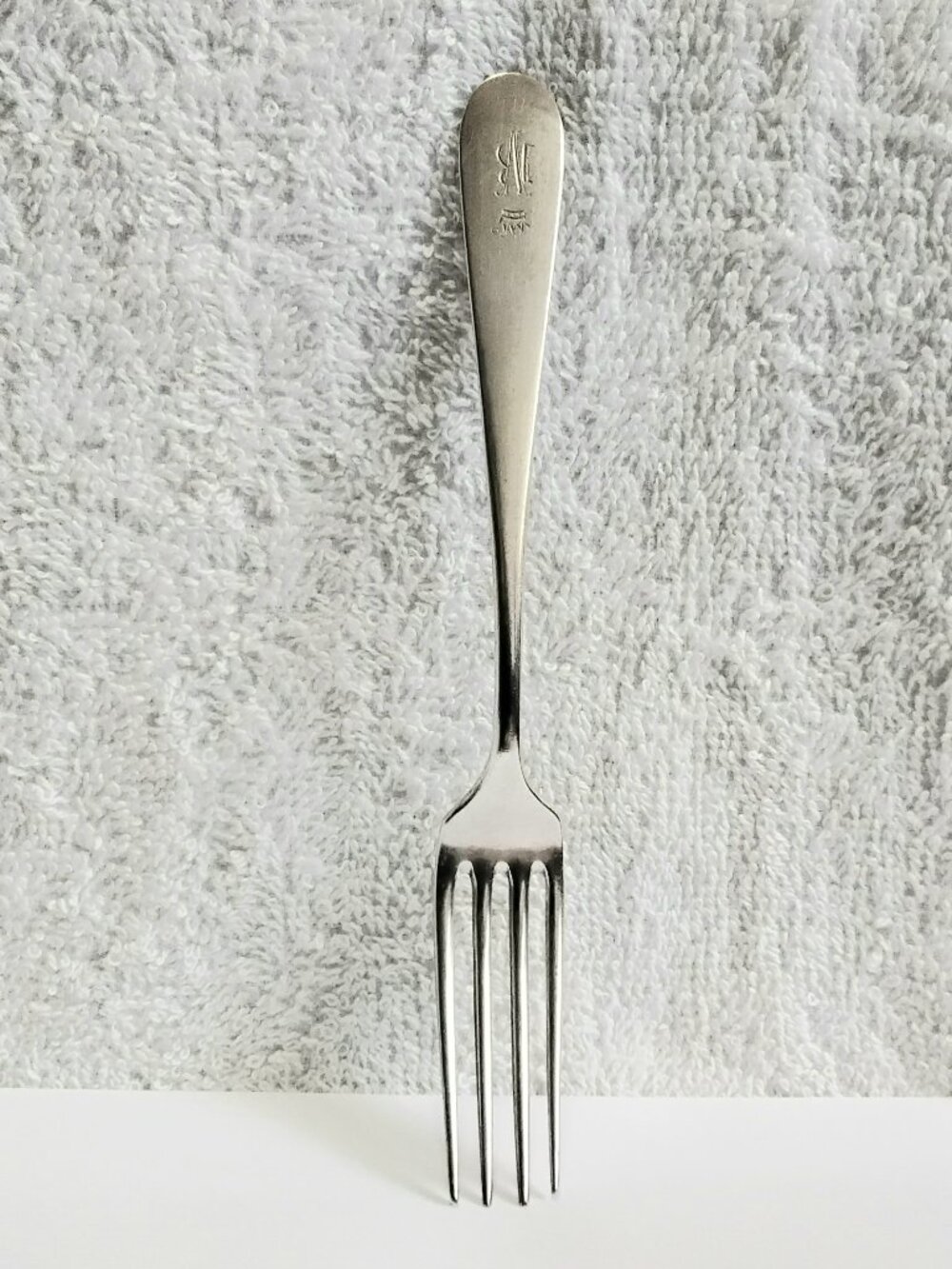 Antique Austrian 7" Silver Plated Art Krupp Berndorf Fork Engraved BV!!